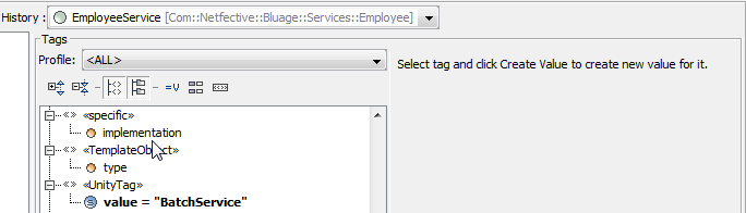 UnityTag stereotype usage sample